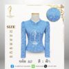เสื้อลูกไม้คอจีน